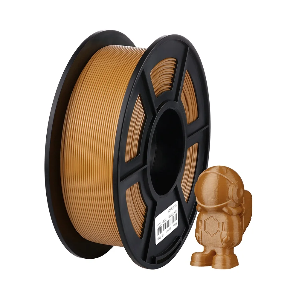 ANYCUBIC PLA Филамент 1,75 мм пластик для 3d принтера 1 кг/рулон аккуратная катушка без запутывания печати гладкий материал для печати - Цвет: Коричневый