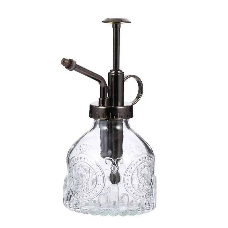 

Винтажная стеклянная кастрюля для полива растений в помещении и на улице