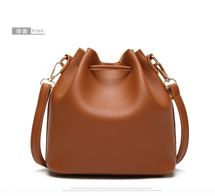 

Large Capacity Women Luxury Handbags Designer High Quality School Travel Solid Color PU Shoulder Shopper Bags