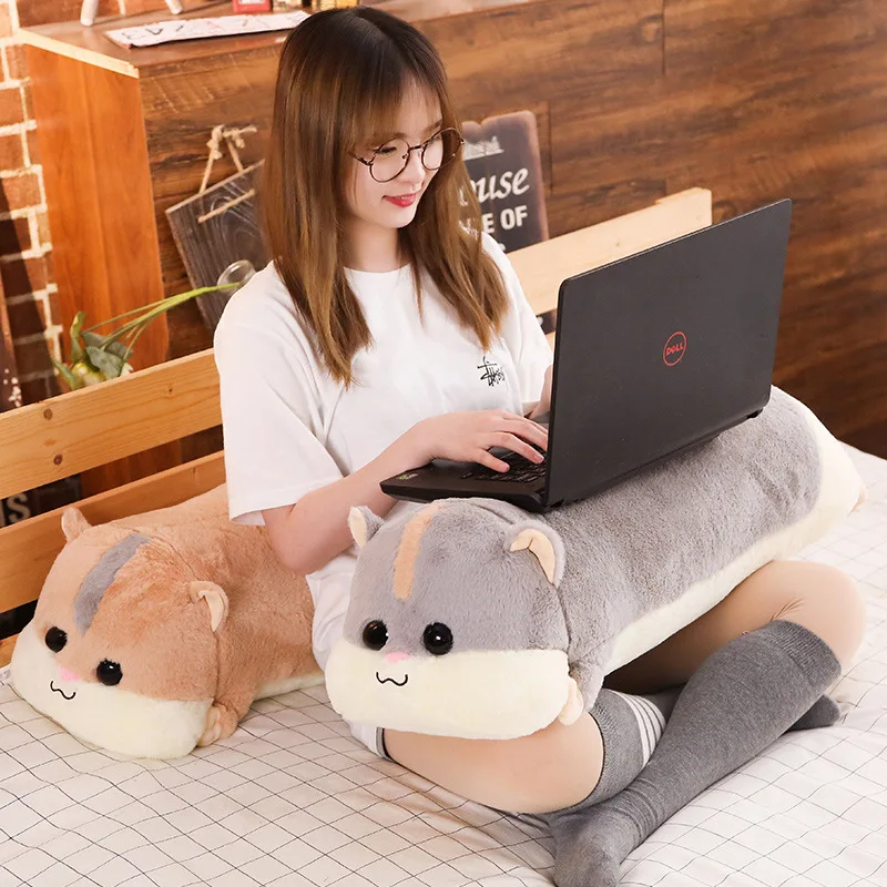 Новая модная Милая длинная подушка для хомяка супер мягкая мультяшная Подушка