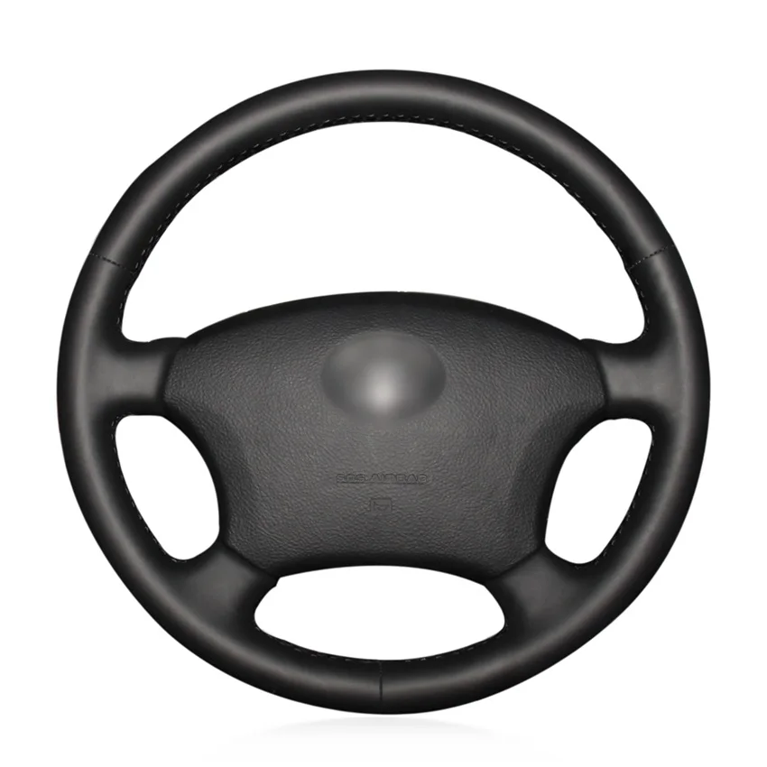 Кожаная оплетка Nappa на заднем колесе для Toyota Land Cruiser Prado 120 2004 2009 чехол рулевое