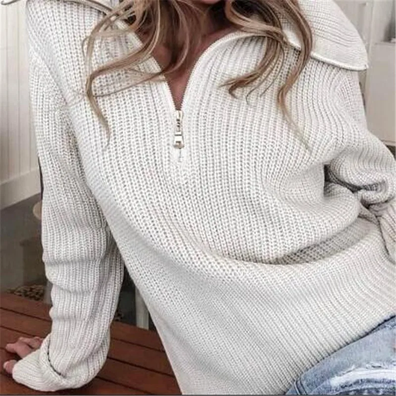 Женский Повседневный пушистый флисовый свитер на одно плечо простой теплый