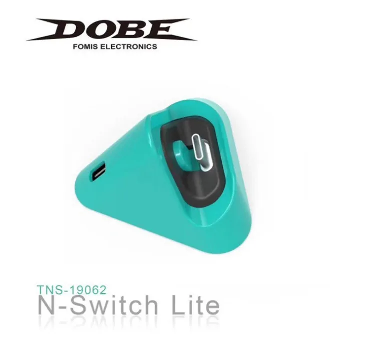 green DOBE Mini запасная зарядная док-станция для зарядки подставка для N-Switch Lite игровая консоль usb type C порт защита для восстановления - Цвет: green
