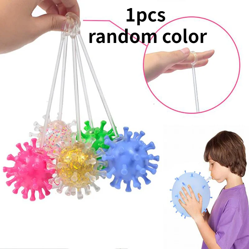 

Cute Blowing Animals Toys Inflatable Water Balloon Squeeze Ball Bubble Ball Stress Relief Kids Toy Novelty Party Favors Gift ZXH