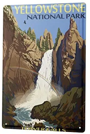 

Жестяной знак, декоративные таблички Globetrotter Yellowstone