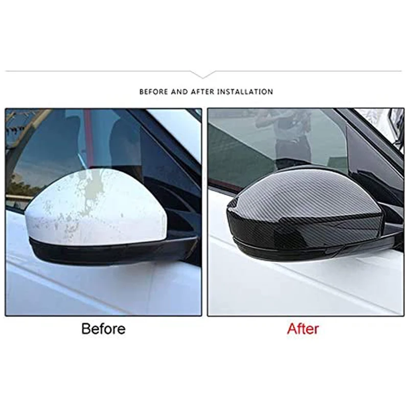 

NEW-Rearview Side Mirror Cover Trim Decoration Fit for Land Rover Range Rover Evoque 2020 Car Mirror