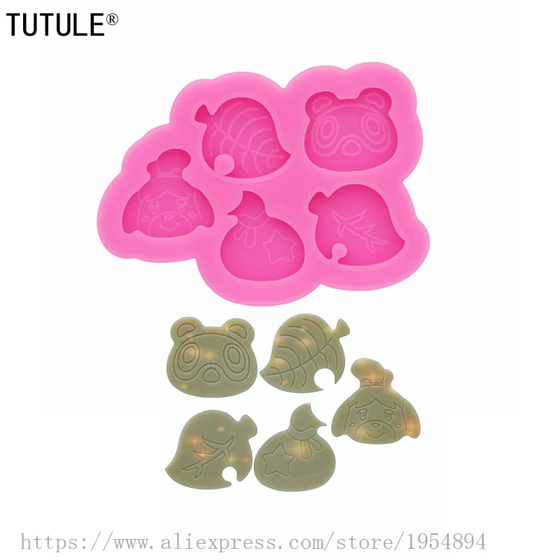 

High gloss Shiny High quality Tree leaf mold,Bear Epoxy Resin Fondant chocolate cake Mold,Girl Polymer Clay Money bag Mold