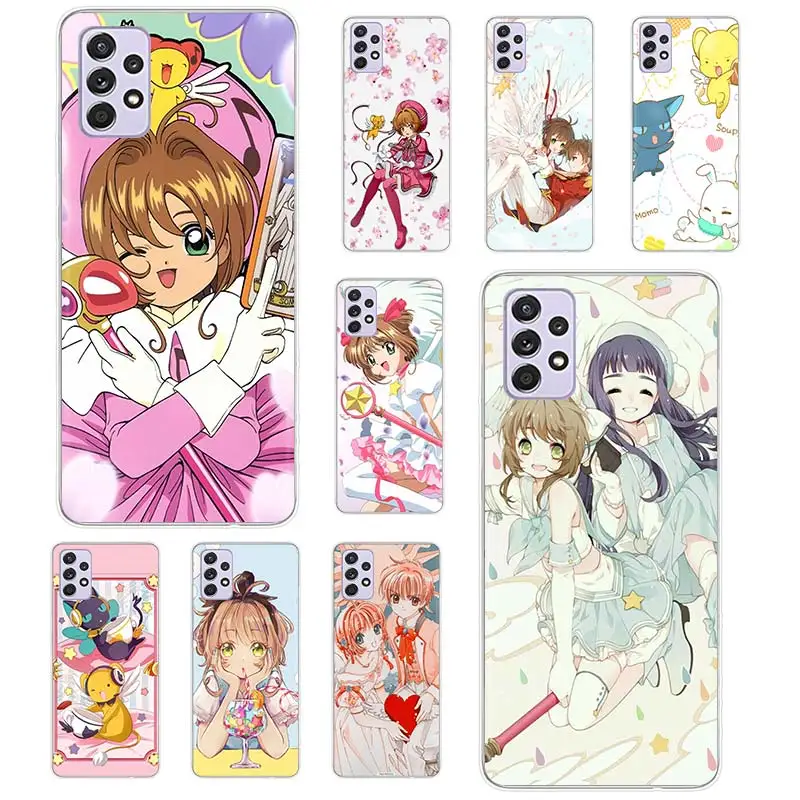 

Cardcaptor Sakura Anime Case Coque For Samsung Galaxy A52 A51 A71 A50 A12 A22 A32 A42 A72 A70 A21S A41 A40 A30 A11 Cover Funda