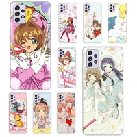 cardcaptor sakura anime case coque for samsung galaxy a52 a51 a71 a50 a12 a22 a32 a42 a72 a70 a21s a41 a40 a30 a11 cover funda