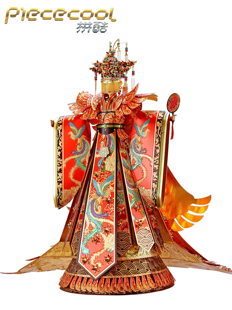 Модель свадебного платья Piececool 3D лазерная вырезка головоломка сделай сам