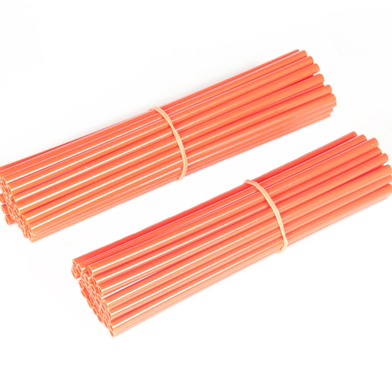 Зеленый 72 шт мотоциклетный грязевой велосипед обода колеса спицы шкуры крышки