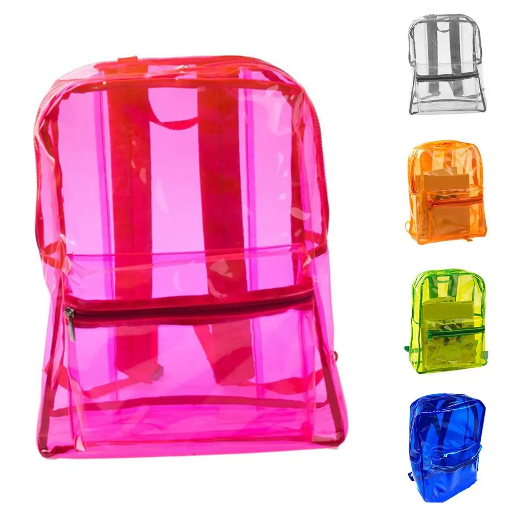 Женские высококачественные прозрачные рюкзаки для взрослых и детей