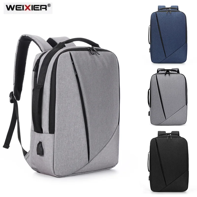 

Business Men's Backpack USB Charging Rucksack Man Multifunctional Waterproof Oxford Bag For Laptop 15 6Inch Mochila masculina 배낭