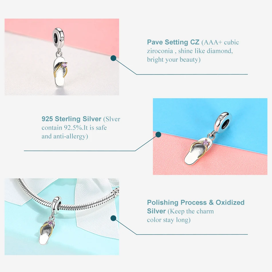 Летние милые путешествия флип-флоп с позолоченным кольцом золотистого Цвет 925