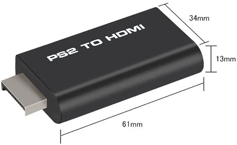 Audio Video Converter Adapter 480i/480p/576i with 3.5mm Output for PS2 to HDMI-compatible All Display Modes | Электроника