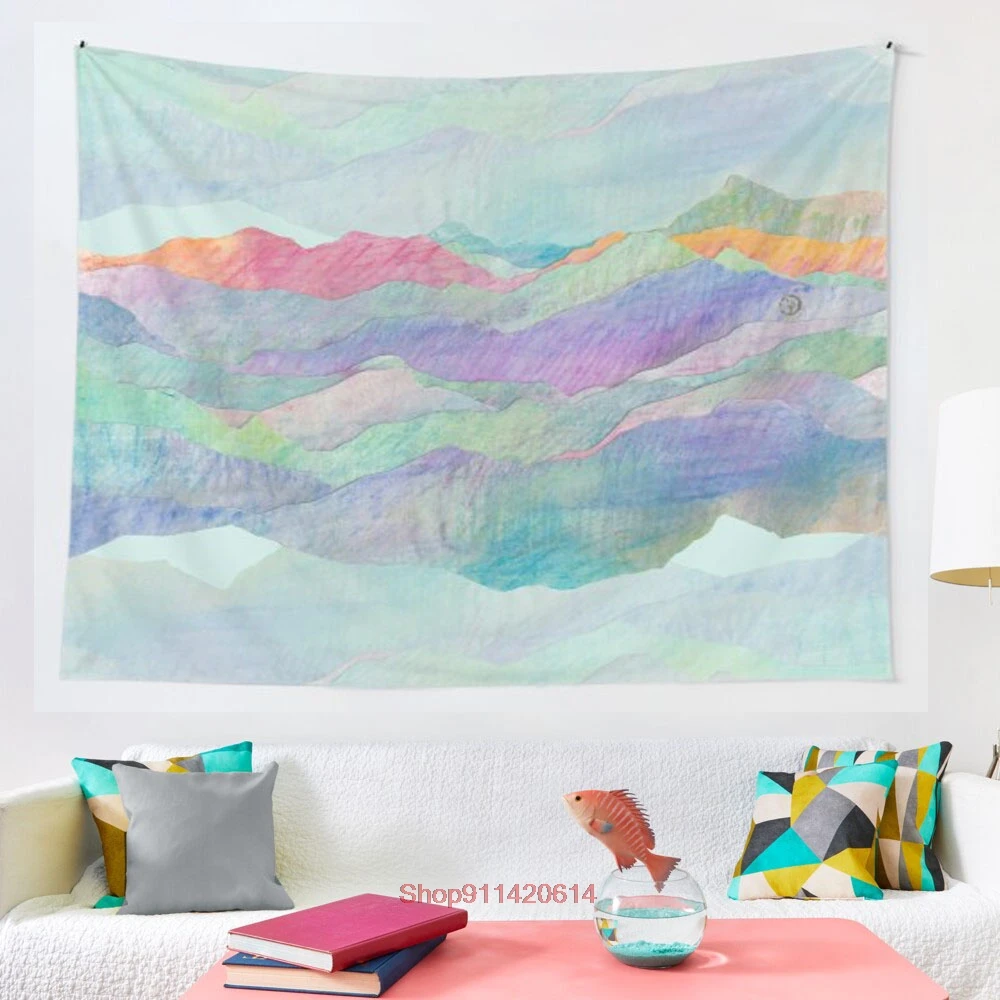 

Everything Beautiful Mountain tapestry Art Wall Hanging Tapestries for Living Room Decor