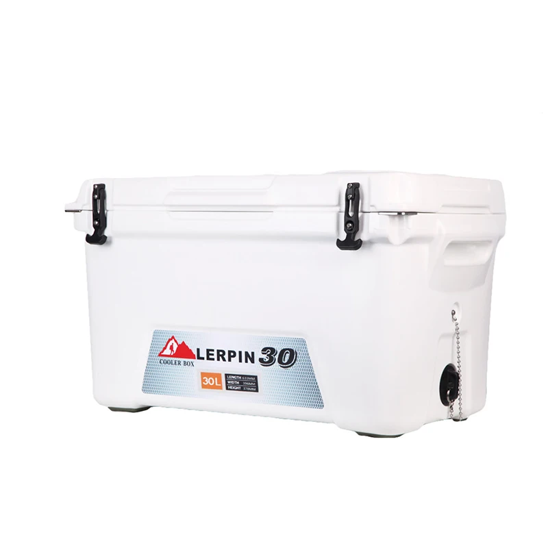Lerpin 30L LLDPE Plastic Insulated Portable Rotomolded Ice Chest Cooler Box Fishing | Спорт и развлечения