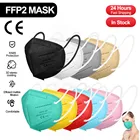 FFP2 mascarillas ffp2 homologadas цветная маска для взрослых модные защитные маски KN95 пылезащитный респиратор FFP2Mask CE черная FPP2 маска для лица