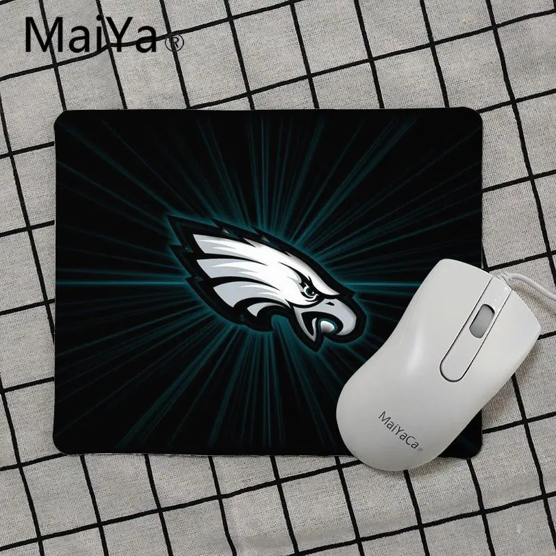 No Lock Edge25x29cm Maiya высокое качество Philadelphia Eagles уникальная настольная панель коврик для игровой мыши Гладкий блокнот для письма настольные компьютеры мат игровой коврик для мыши - Цвет: No Lock Edge25x29cm