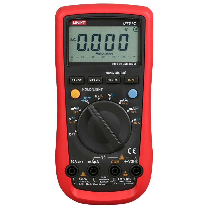 

UNI-T Digital Multimeter Ohm Volt Amp Voltage Tester Meter Current Resistance Voltage Measure Instrument Ecletrician Repair Tool