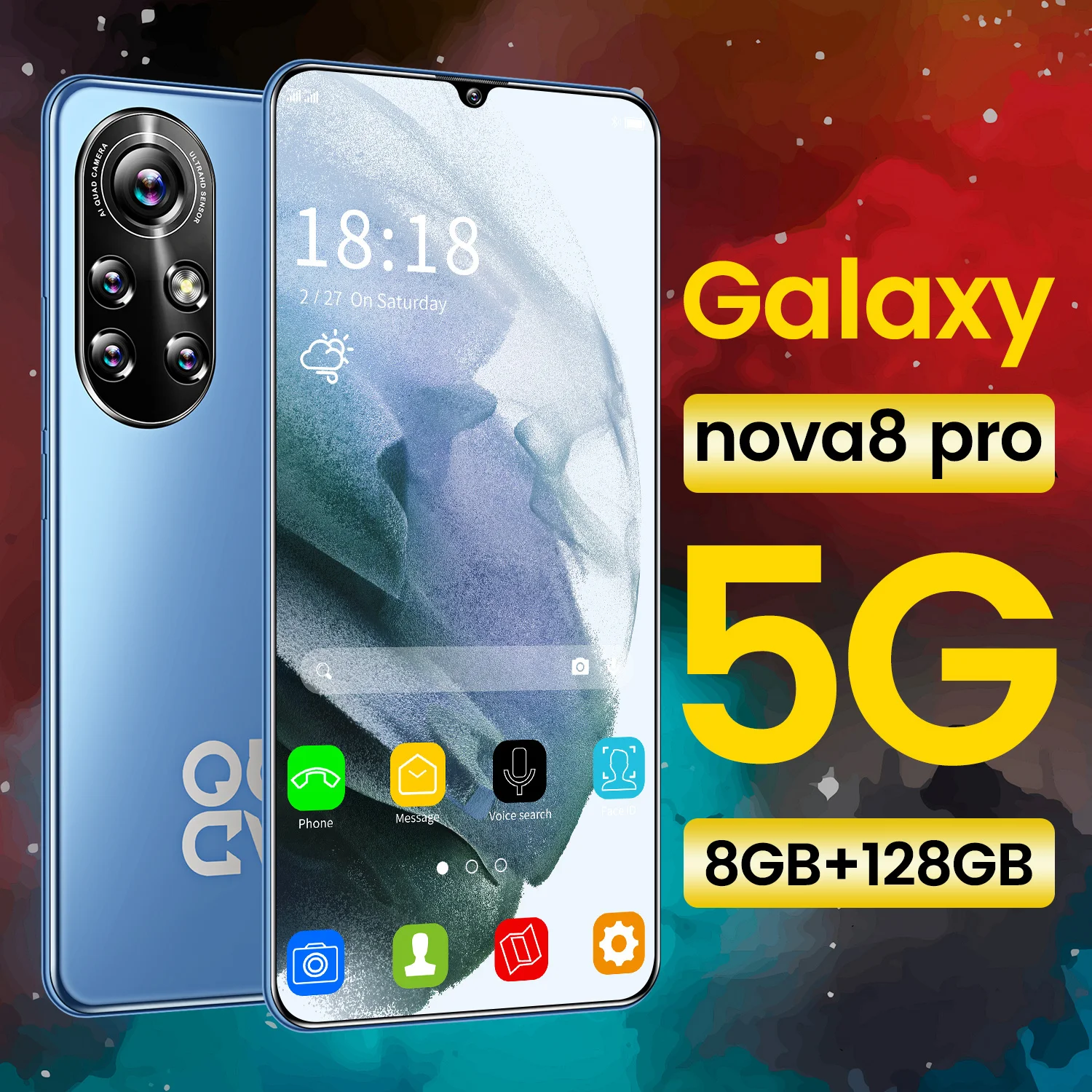 

2021 Global Version Mobile Phone Nova8 pro 6.8Inch 11Core 8+128G 24+48MP 6500MAH 5G Android11 Qualcomm Snapdragon 888