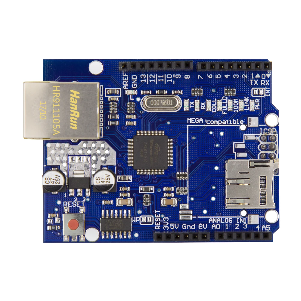 Плата разработки UNO Shield Ethernet W5100 R3 Mega 2560 1280 328 UNR только Для Arduino | Инструменты
