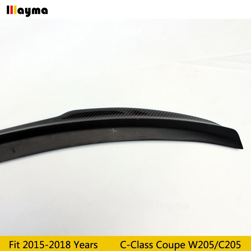 FD Стиль углеродного волокна задний спойлер на багажник для Benz C class C180 C220 C250 2 купе