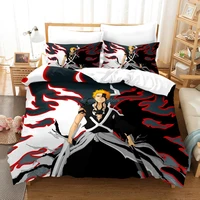 japan hot anime bleach 3d print comforter bedding set duvet cover sets cartoon kids queen king full single size bed linen luxury
