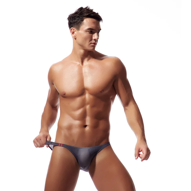 

Mens Breathable Sexy Ice Silk Panties Briefs Men Ultra Thin Transparent Male Underpants European Size Men Underwear Lingerie