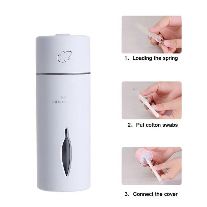 

Portable Humidifier USB Ultrasonic Dazzle Cup Aroma Diffuser Cool Mist Maker Air Humidifier Purifier