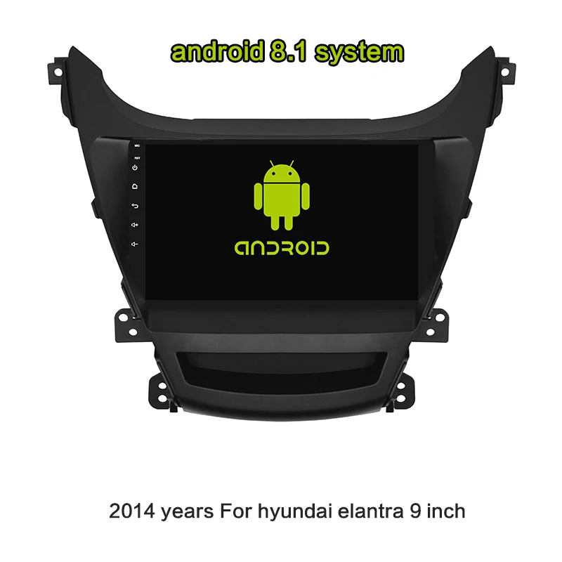4G LTE wifi Android 9,0 Автомобильный gps Мультимедиа Видео Радио плеер в тире для hyundai Elantra 2012- лет Навигация стерео