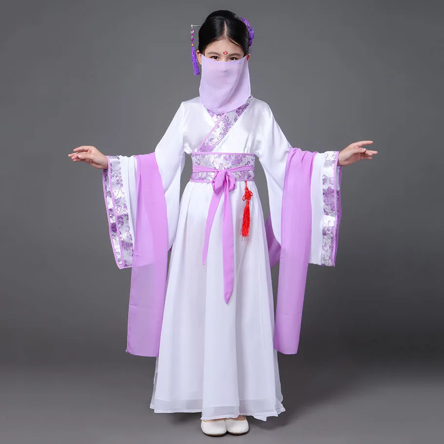 5pcs New Design Chinese Traditional Outfit Children's Dresses Festive Gowns for Children Girls Frocks Dress Up Costume Kids | Детская