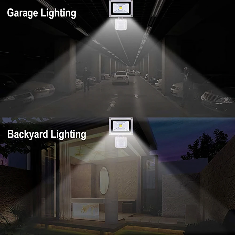 

LemonBest Motion Sensor LED Flood Light 10W Outdoor Floodlight 220V 240V Waterproof Led Spotlight For Garden Wall Street Light
