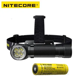 Налобный фонарь NITECORE HC35 с зарядкой Micro-USB, 4 светодиосветодиодный CREE XP-G3 S3, 2700 люмен, для улицыкемпинга