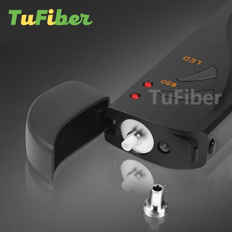 Free Shipping Optical Fiber 15Km 30MW Red Laser Pen Fiber Fault Locator FTTH Fiber Optic Test USB charge LED Lighting Pen VFL