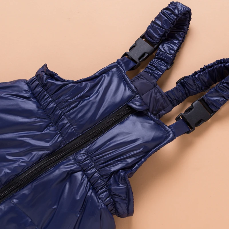 IYEAL на температуру 30 градусов детская зимняя одежда Комплекты с большим меховым