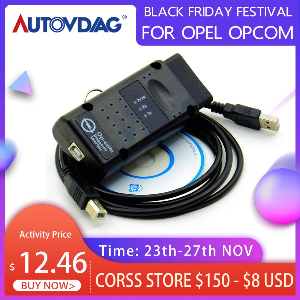 Для Opel Opcom v1.70 OP Com 2014 в прошивка V1.45 v1.78 v1.99 OBD2 для автомобильный диагональный