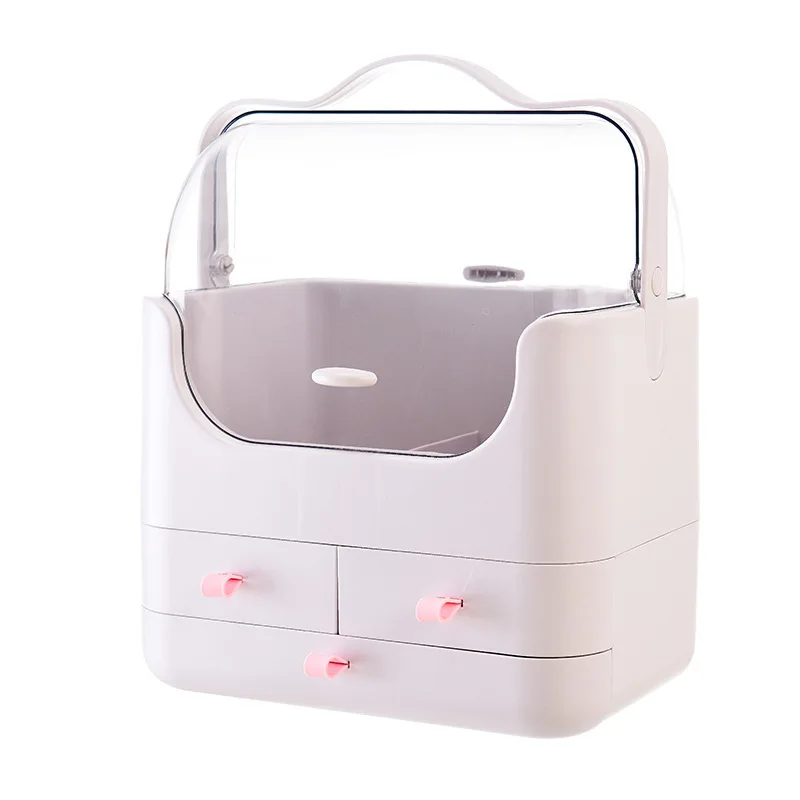 

Cosmetics Storage Box Desktop Dustproof Skin Care Products Finishing Box Dressing Table Storage Box Jewelry Storage Box