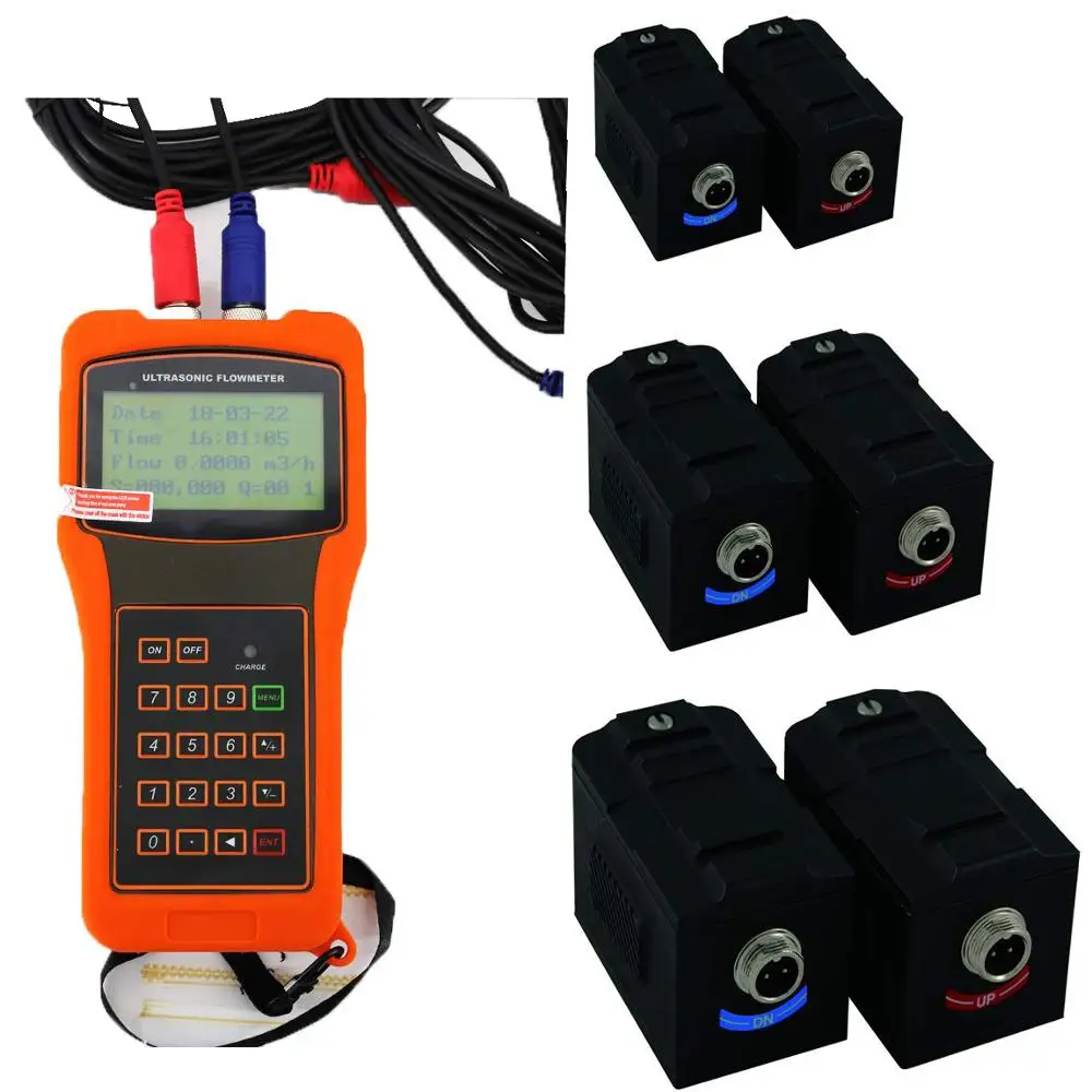 Цифровой Ручной ультразвуковой расходомер соответствует стандарту детской 3