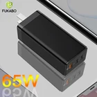 65 Вт USB C Ган зарядное устройство с функцией быстрой зарядки QC4.0 QC PD3.0 PD USB-C кабель USB Type-C с функцией быстрой USB зарядное устройство для iPhone 12 Pro Max Macbook адаптер зарядного устройства