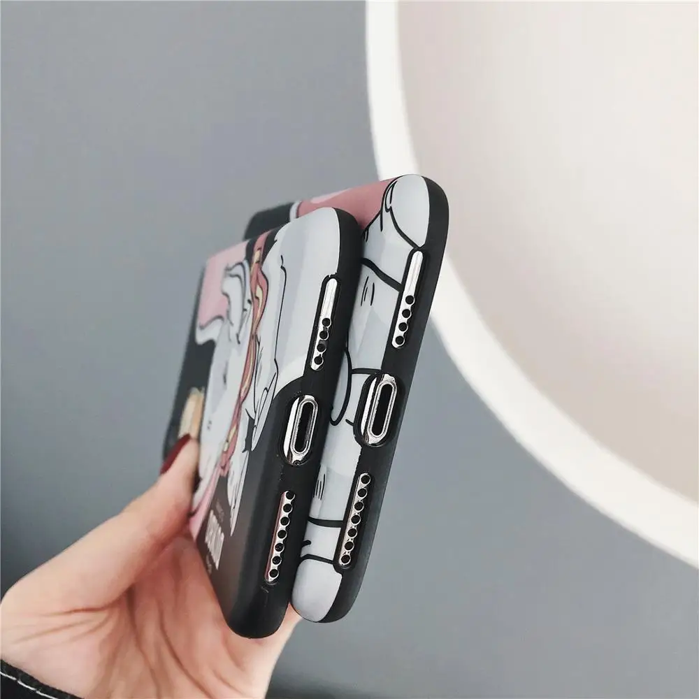 Милый простой мультфильм волна точка Dumbo IMD для iphone 6 6S 7 7plus 8 8Plus iphone X XR MAX чехол для телефона