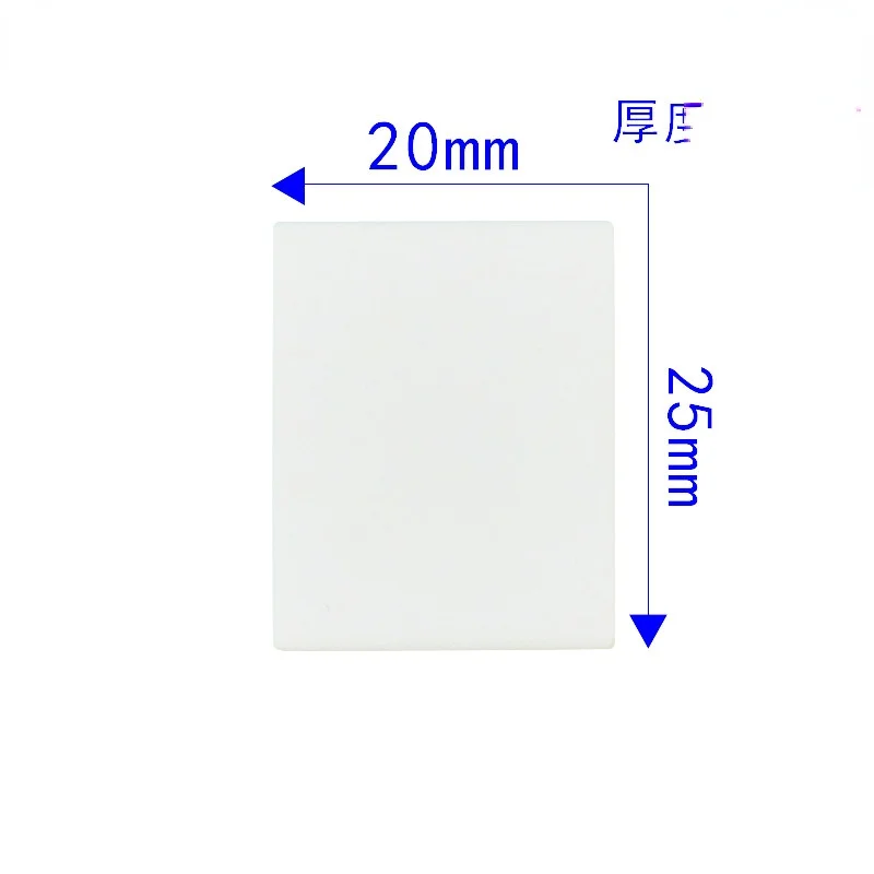 

Wear-resistant Alumina Ceramic Sheet, High Thermal Conductivity, Heat Dissipation Insulation Gasket 1mm*20*25