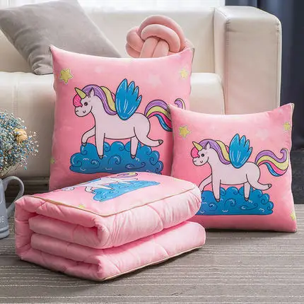 1 шт. зимняя утолщенная Подушка и одеяло двойного назначения транспортные