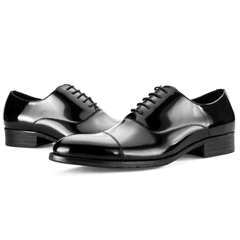 Новое поступление Мужские модельные туфли в стиле дерби оксфорды ручной работы