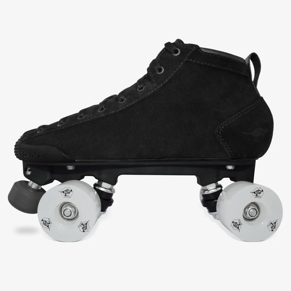 Замшевые роликовые коньки BONT Prostar Quad skate Derby Катание на коньках ботинки|Обувь для