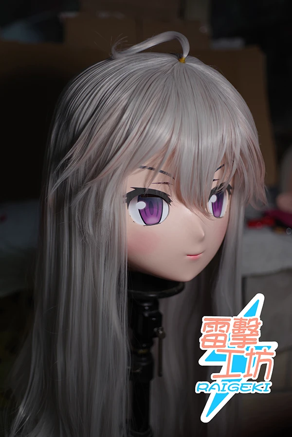

(RAIGEKI MAKS 96) Silicone 2/3 Head Helloween Mask Crossdressing BJD DOLL Kigurumi Anime Zero Renata Evgenia Cosplay Mask
