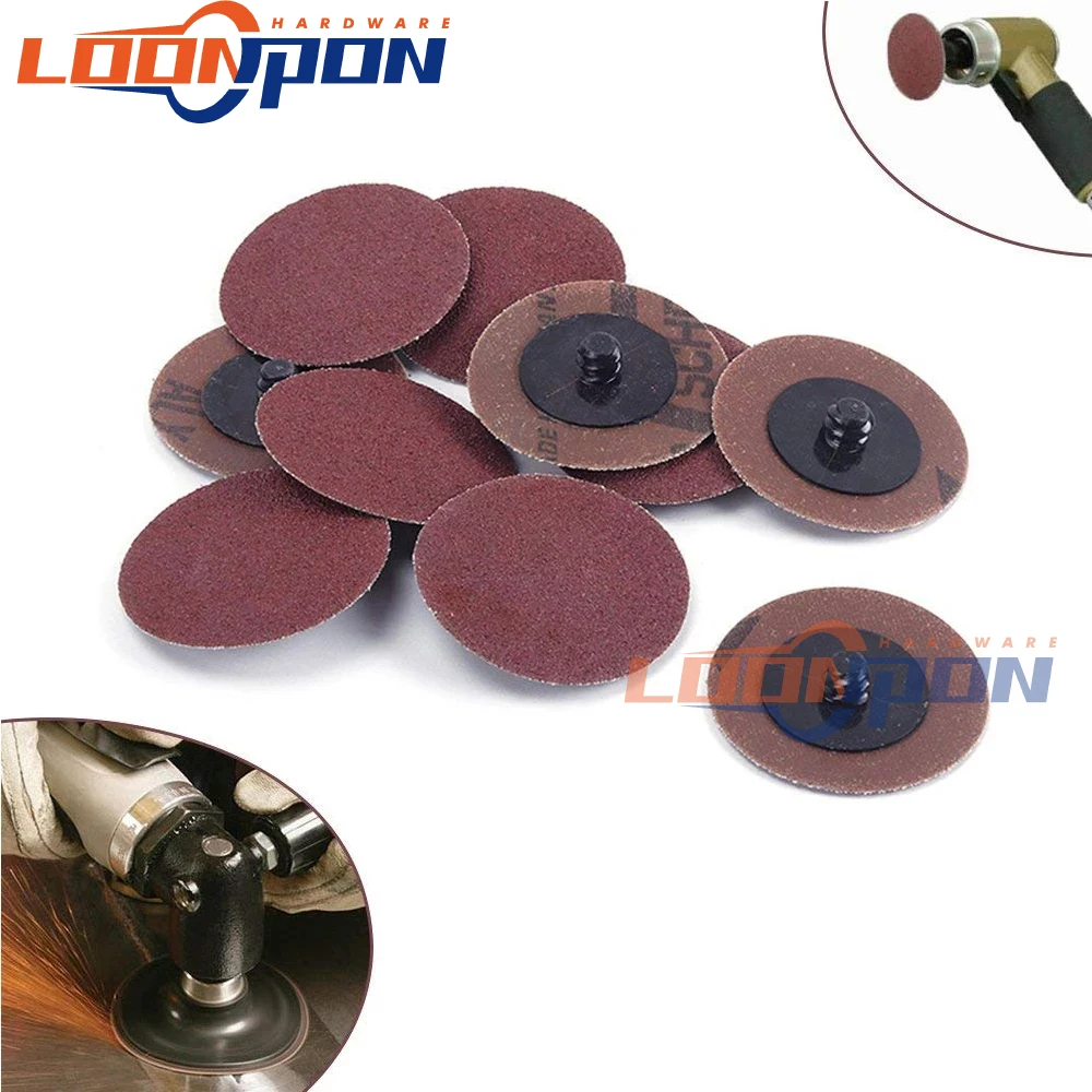 Шлифовальный диск Pad 2 &quot24 ~ 320 # рулонный замок шлифовальные диски R Type Roloc для