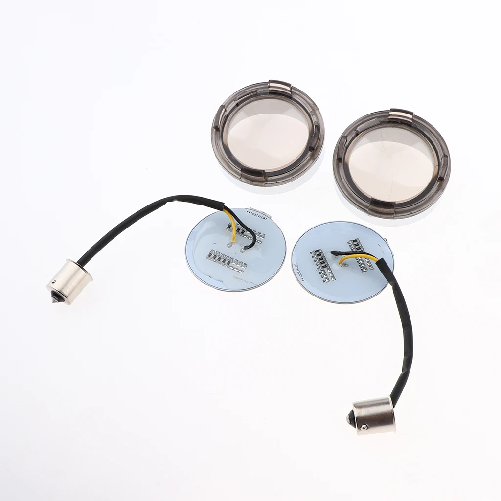 

2" LED Turn Signal Brake Stop Tail Light Cluster Bulb Insert 1156 For