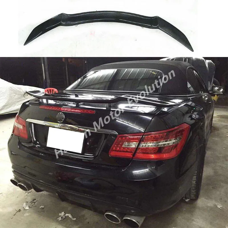 Роуэн Стиль углеродного волокна спойлер заднего багажника крыла для Mercedes Benz W207