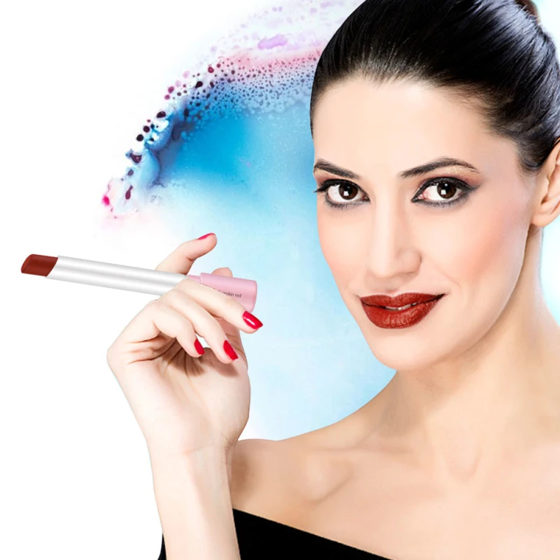 Сигаретная помада 1 набор = 4 цвета матовая стойкая бриллиантовая телесных